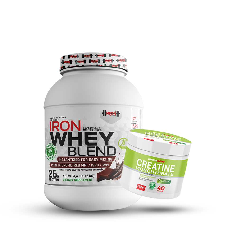 Pack Whey 2KG Chocolat + Créatine Monohydrate 200g